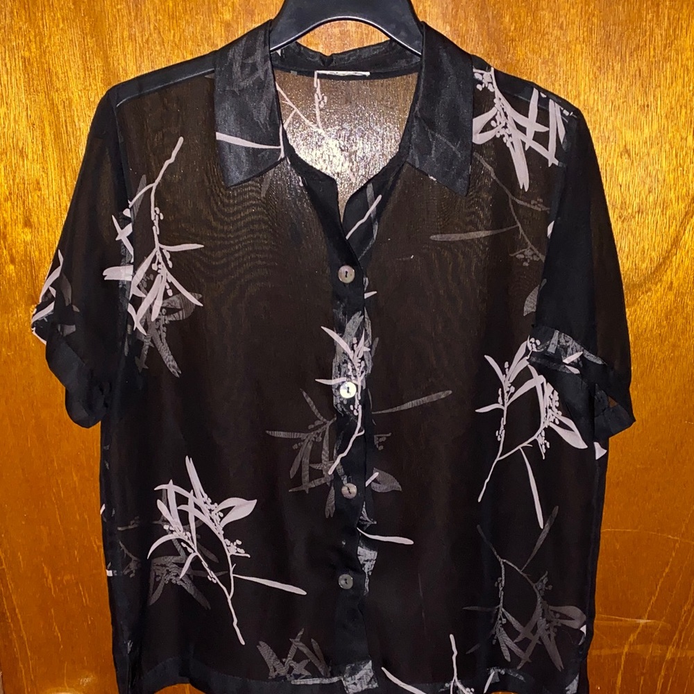 Vintage Bamboo Print Top